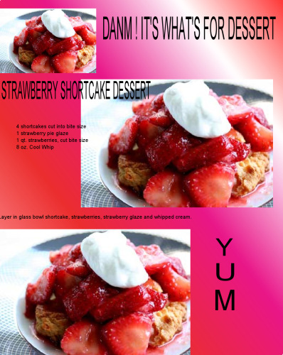 Strawberry Shortcake. Puttin on the glitz