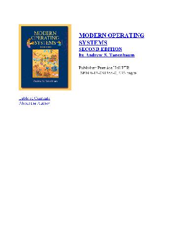 Modern Operating Systems
