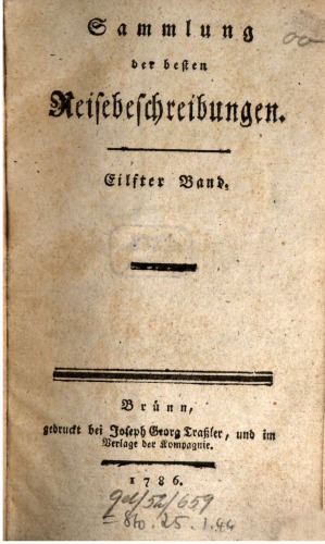 Sammlung der besten Reisebeschreibungen
