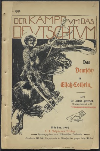 Das Deutschthum in Elsaß-Lothringen