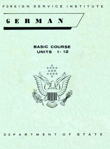 German : basic course, units 1-12.