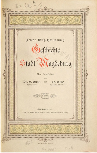 Geschichte der Stadt Magdeburg