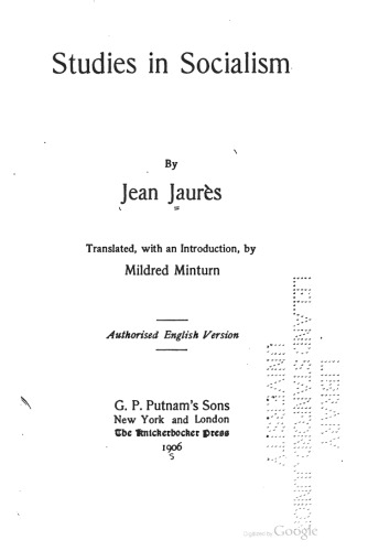 Studies in Socialism
