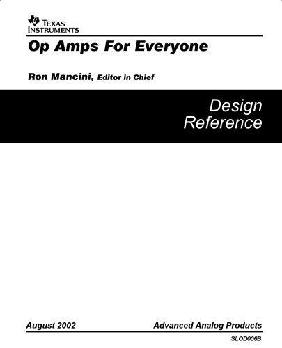 Op amps for everyone.. Design reference