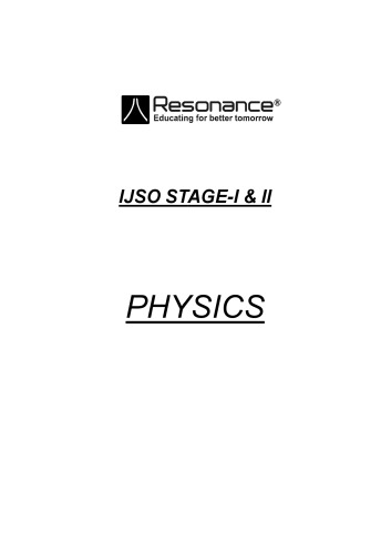VISTAAR - IJSO Books by Resonance Physics