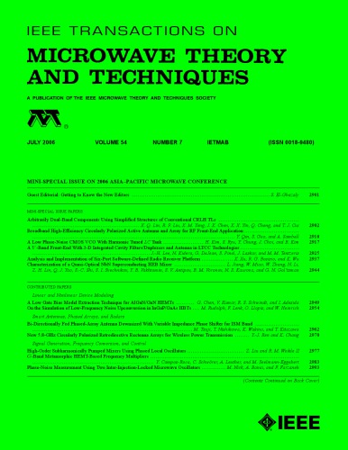 IEEE MTT-V054-I07 (2006-07)
