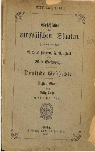 Deutsche Geschichte / Bis a. 473