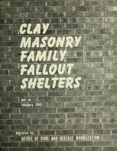 Clay Masonry Family Fallout Structures: MP-18