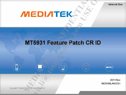 MT5931 Feature Patch CR ID