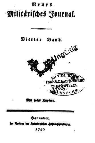 Neues Militärisches Journal