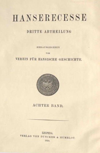 Hanserecesse von 1477-1530