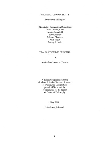 Translations of Griselda