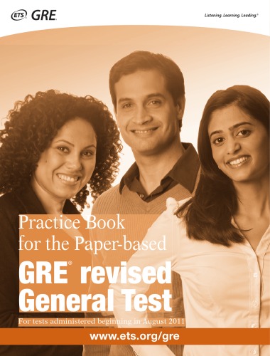 Practice Book for the Paper-based GRE revised General Test