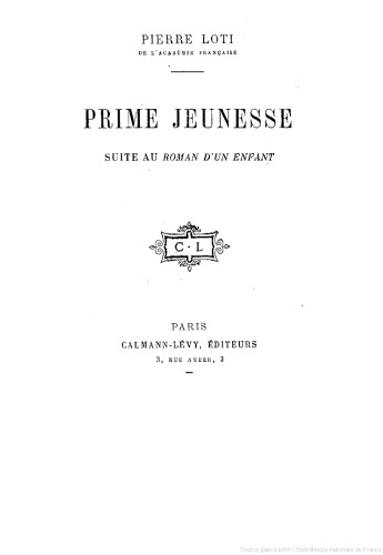 Prime jeunesse
