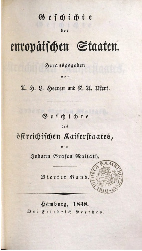 Geschichte des österreichischen Kaiserstaates