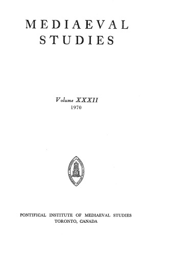 Mediaeval Studies
