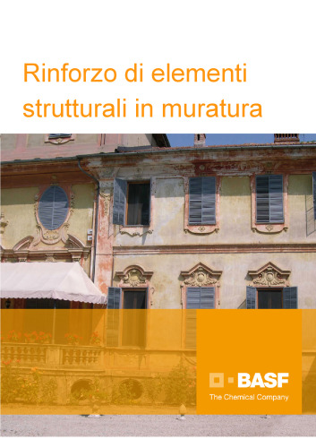 Rinforzo di elementi strutturali in muratura