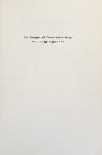 The Origin of Life