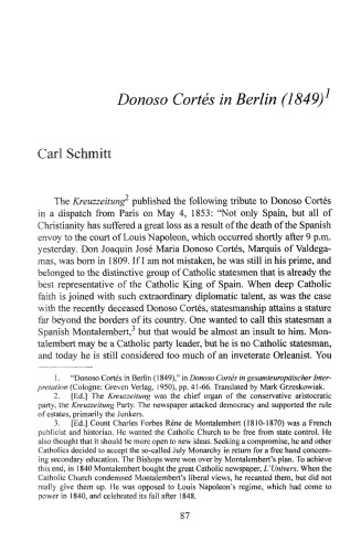 Donoso Cortes in Berlin (1849) issue 125