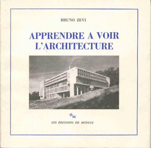 Apprendre a voir l’architecture