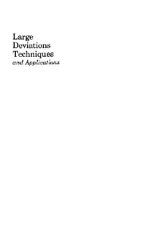 Large deviations techniques and applications
