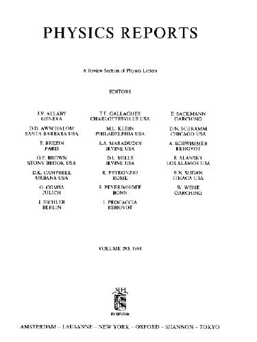 Physics Reports vol.293