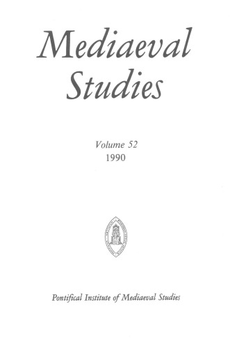 Mediaeval Studies