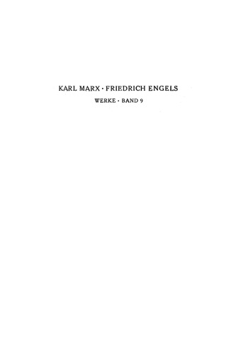 Marx-Engels-Werke (MEW) - Band 9 (März 1853 - Dez 1853)