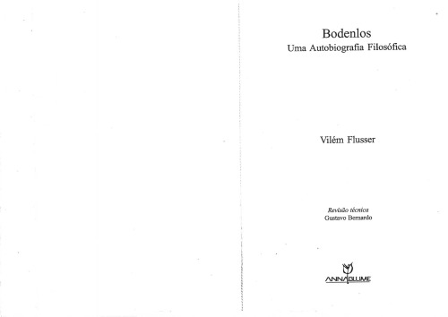 Bodenlos. Uma autobiografia filosófica