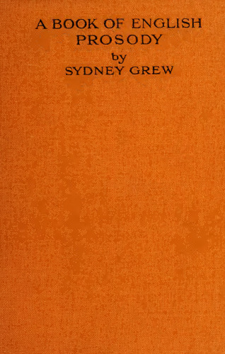 A Book of English Prosody