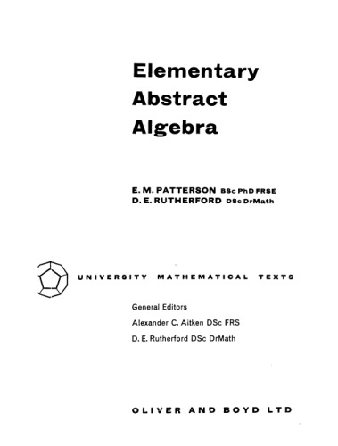 Elementary Abstract Algebra