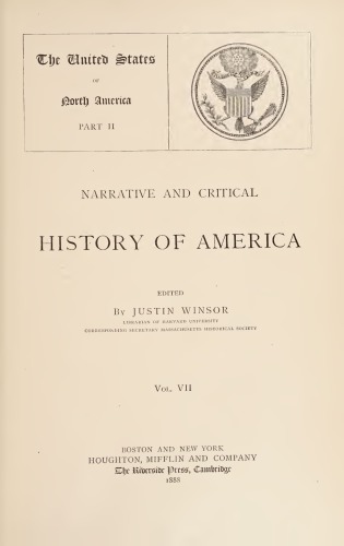 Narrative and Critical History of America