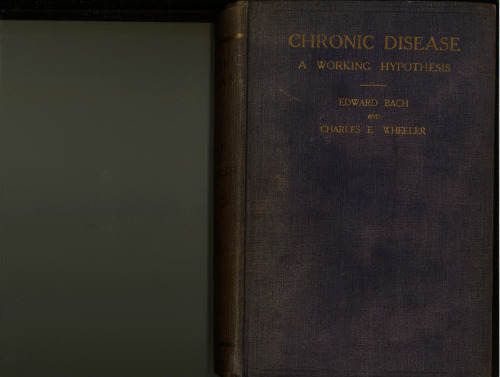 Chronic Disease : A Working Hypothesis