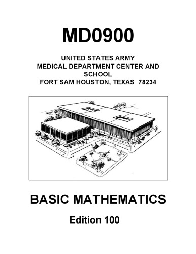 Basic Mathematics MD0900