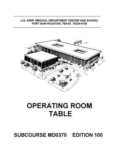 Operating Room Table MD0370