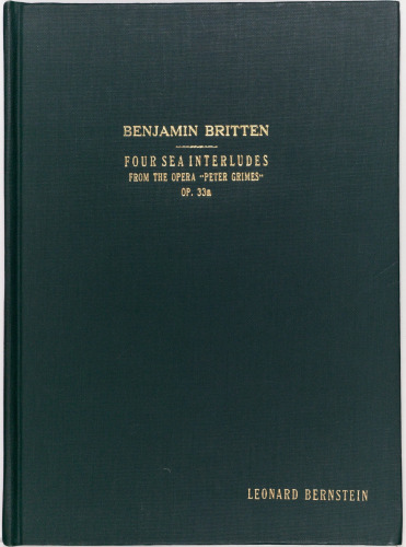 Four Sea Interludes From the Opera "Peter Grimes"