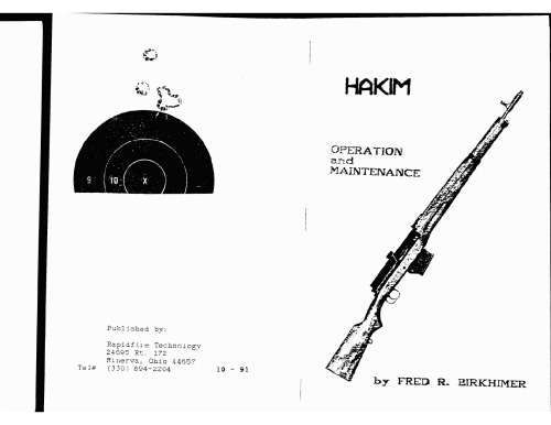 Hakim Rifle Operation and Maintenance Manual