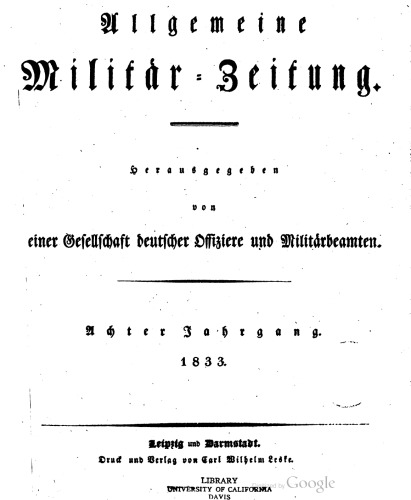 Allgemeine Militär-Zeitung