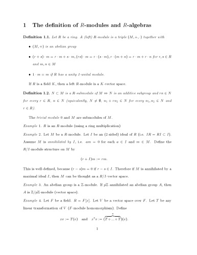 Honors Algebra 4