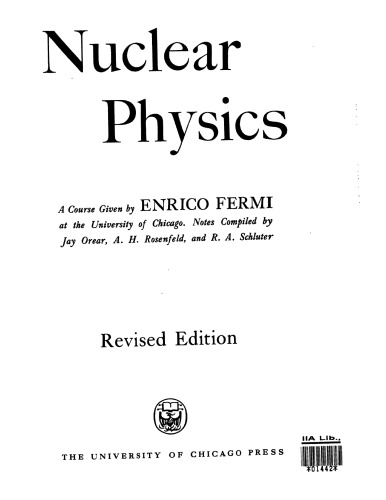 Nuclear Physics (revised)