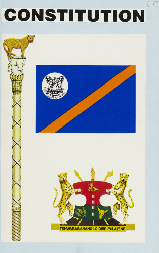 Republic of Bophuthatswana Constitution