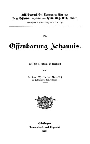 Die Offenbarung Johannis