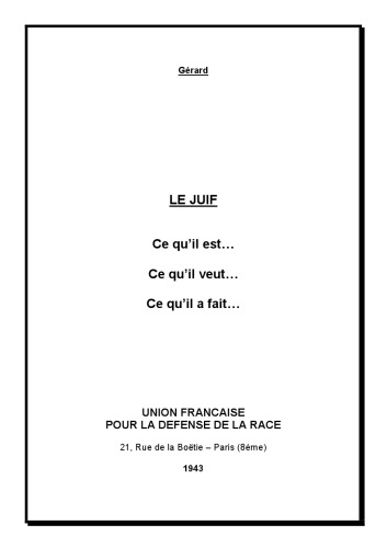 Le juif
