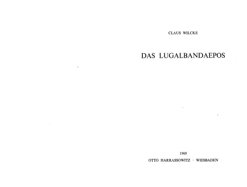 Das Lugalbandaepos
