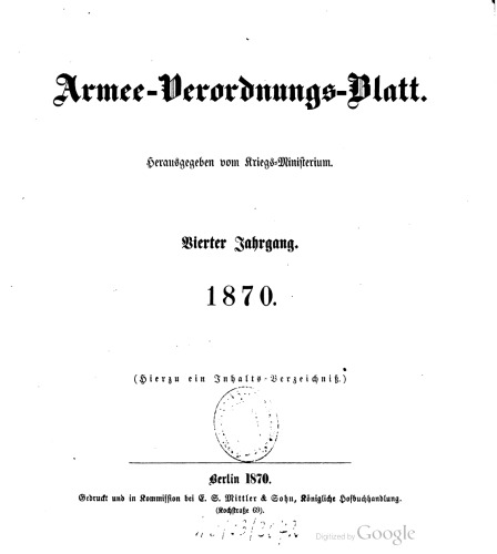 Armee-Verordnungs-Blatt