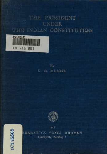 The President under the Indian Constitution