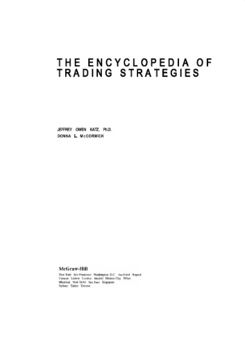 The encyclopedia of trading strategies