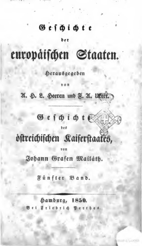 Geschichte des österreichischen Kaiserstaates