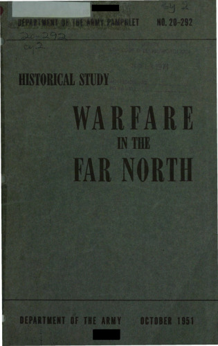 PAM 20-292 Warfare in the Far North