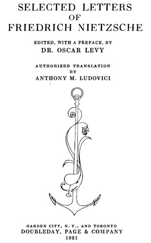 Selected Letters of Friedrich Nietzsche